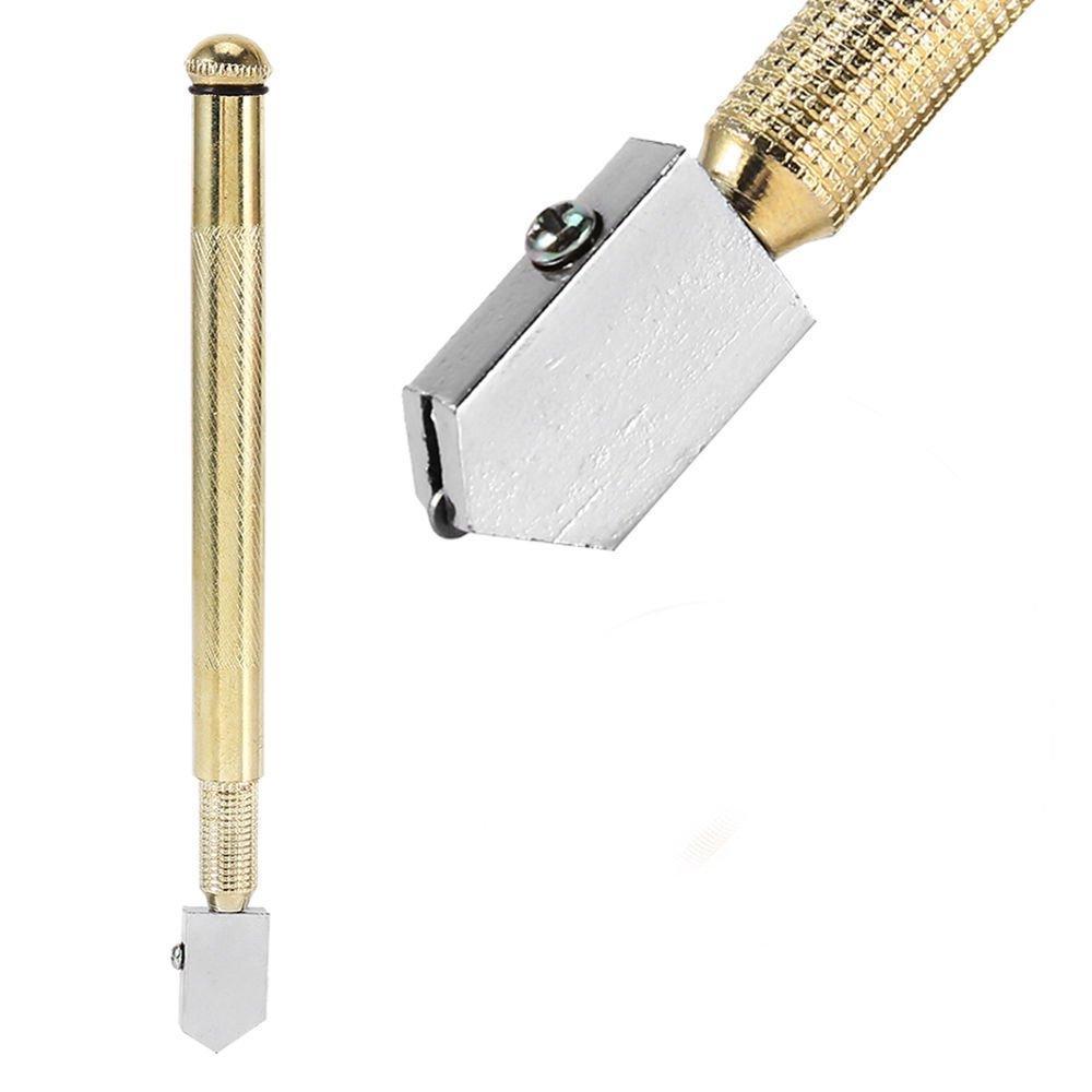 458 Metal Glass Cutter Gold - Shopperscult