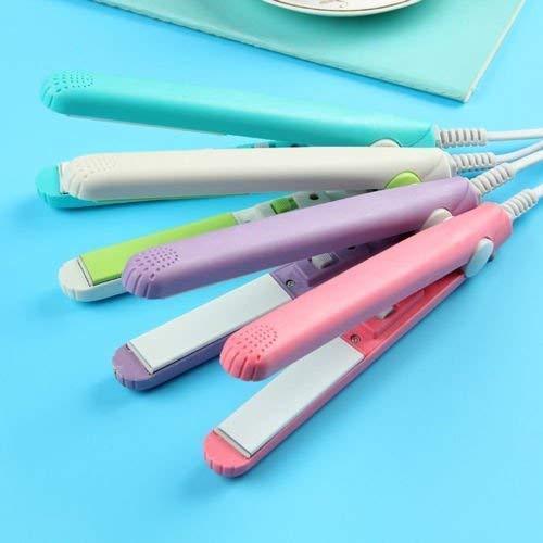 1215 Mini Portable Electronic Hair Straightener And Curler - Shopperscult