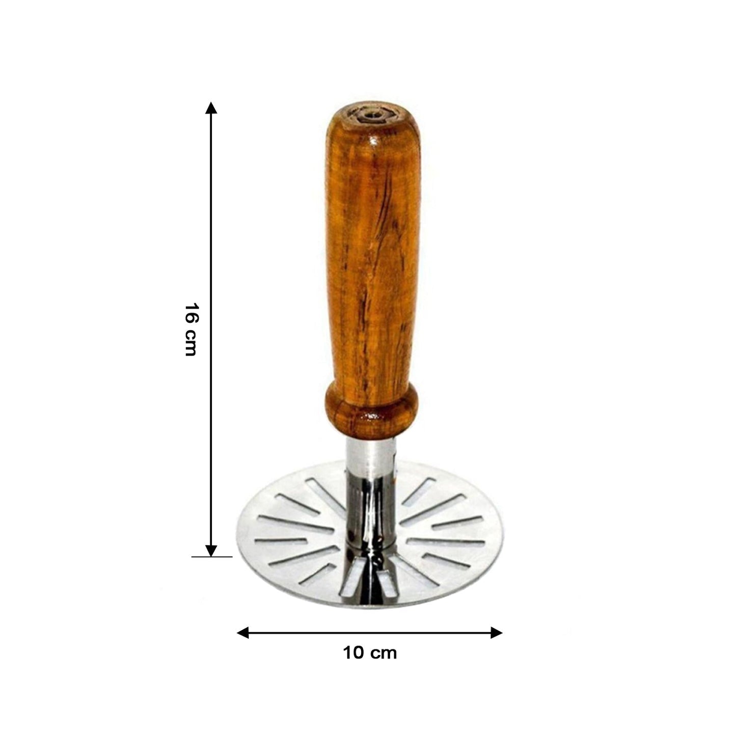 0066 Paubhaji Masher Used In All Kinds Of Household And Kitchen Places For Mashing And Making Paubhajis. - Shopperscult