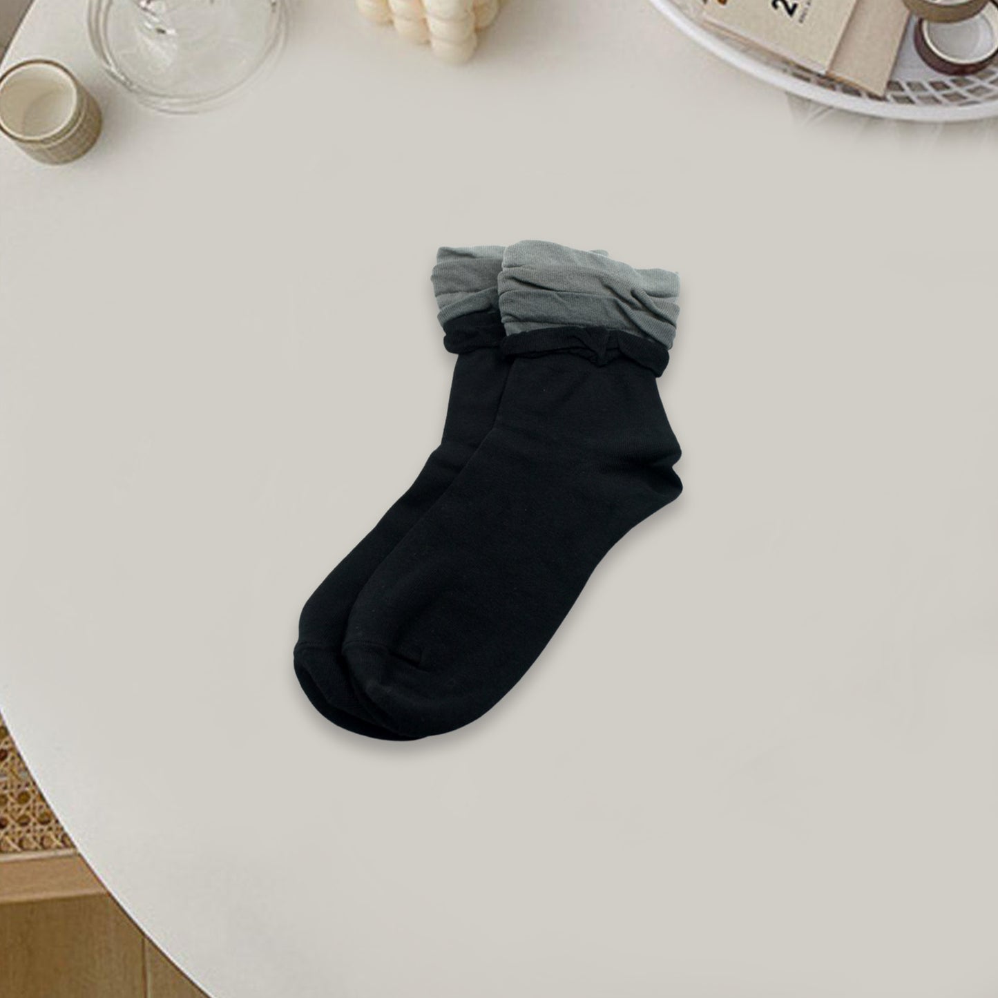 7296 Soft Mix Socks Best Quality Socks ( 1 Pair ) - Shopperscult