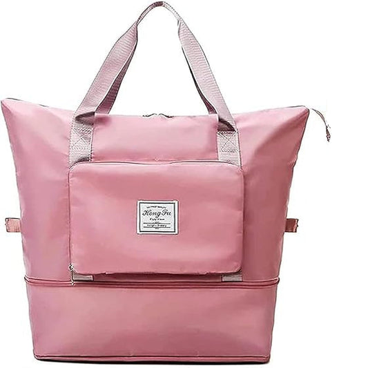 Expandable Folding Travel Bag for Women, Luggage Bag for Travel (Multicolor)