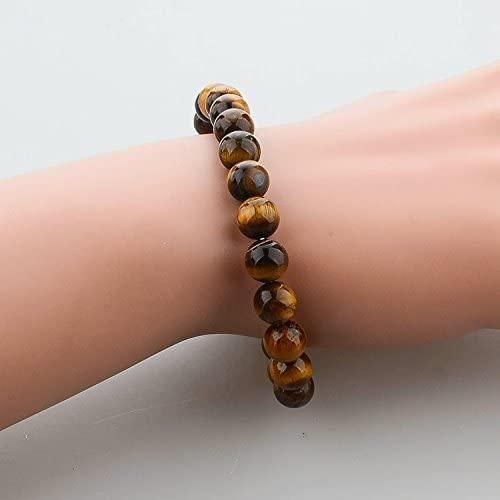 Tiger Eye Yellow Crystal Healing Stone Bracelet pack of 2