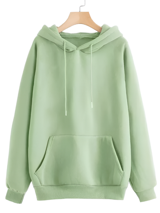 Women's Solid Fleece Hoodies