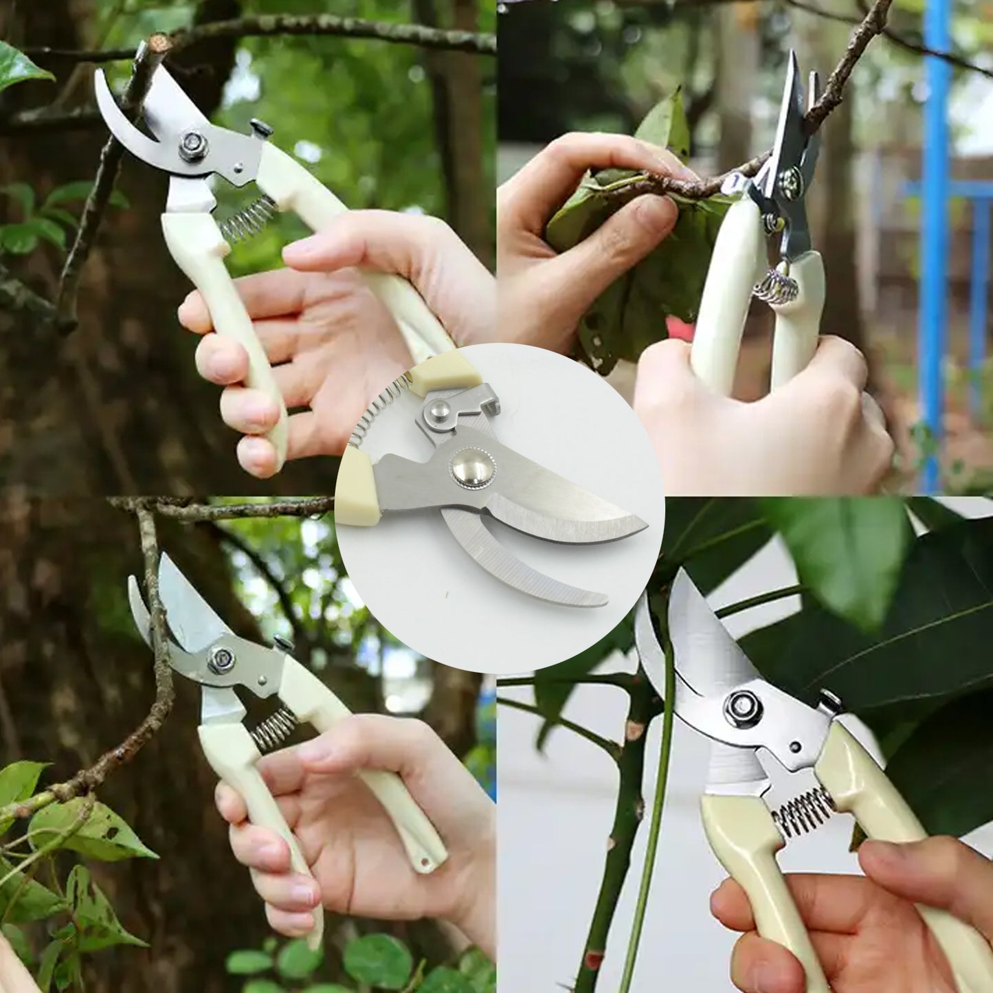 0471 Stainless Steel Pruning Shears With Sharp Blades And Comfortable Handle - Durable Hand Pruner For Comfortable And Easy Cutting Heavy Duty Gardening Cutter Tool Plant Cutter For Home Garden  Wood Bran (1 Pc)