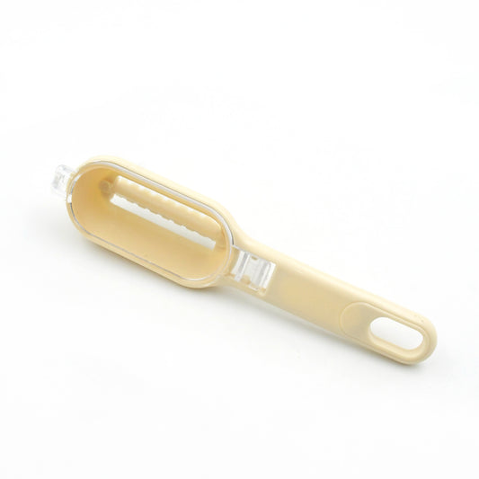 0112 Plastic Fish Scales Graters Scraper Fish Skin Brush Fish Cleaning Tool Scraping Scales Device With Cover Home Kitchen Cooking Tools 1 Pieces - Shopperscult