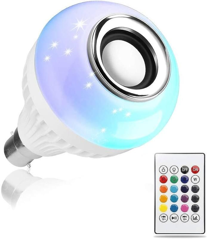 Incandescent RGB Bulb with Bluetooth Fully Remote Controlled Music Light Bulb