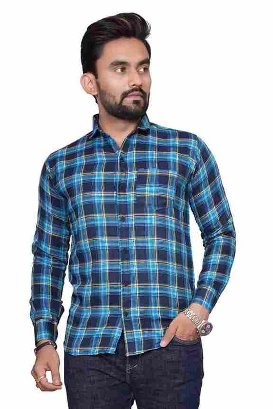 Men's Chekered Cotton Shirts