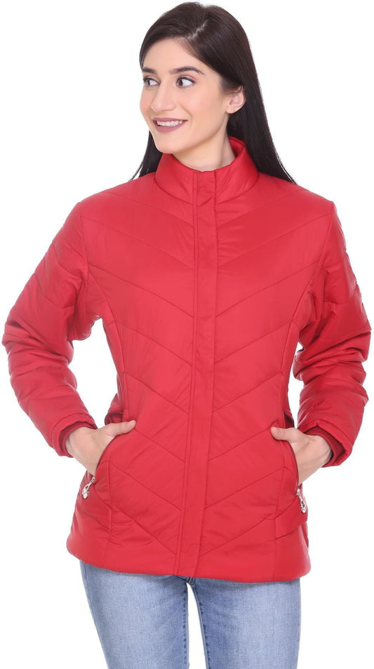 Women Self Design Casual Jacket